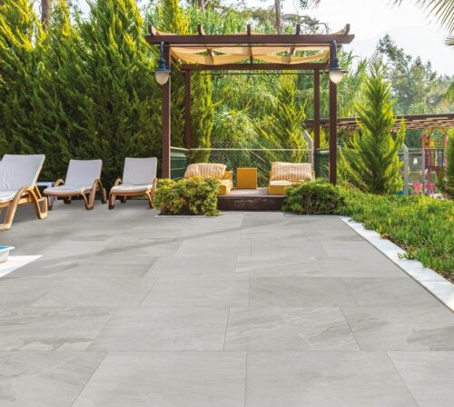 Lake Kandla Grey Vitrified Porcelain Paving